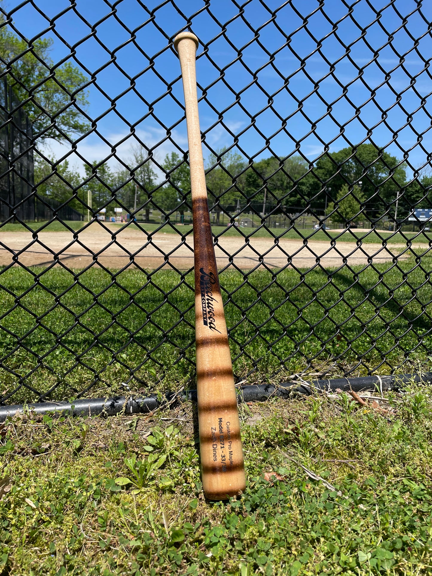 Natural with Pine tar Burn and Barrel Rings