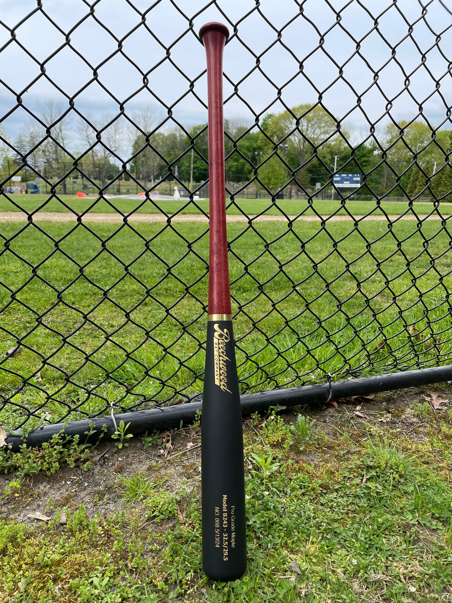 Matte Black and Maroon w/ Gold