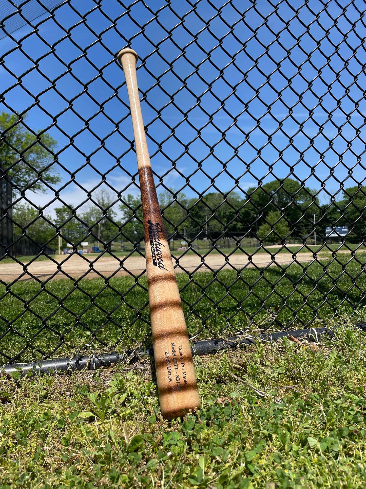 Natural with Pine tar Burn and Barrel Rings