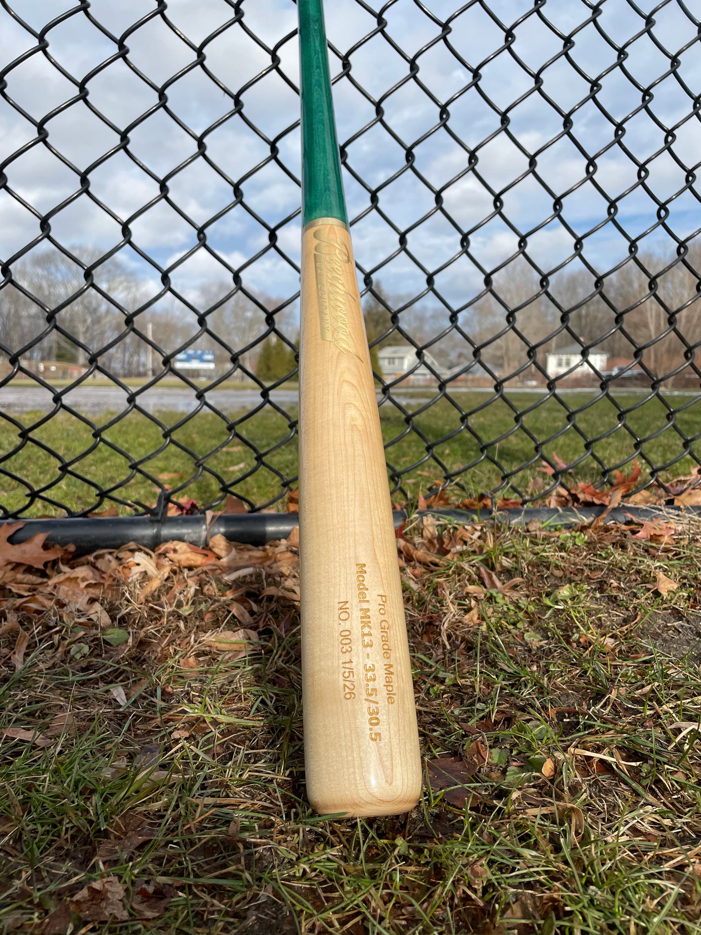 Green Stained Handle w/ Gold